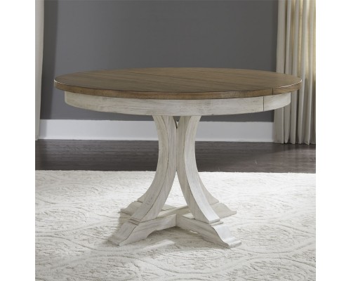 FARMHOUSE REIMAGINED PEDESTAL TABLE